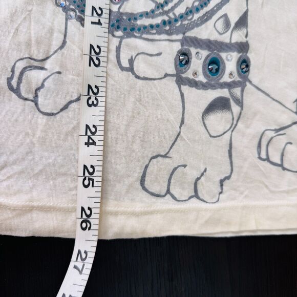 Key Closet Top Womens Large Frenchie Bulldog Tank Rhinestone Swarovski Crystal - Picture 9 of 9